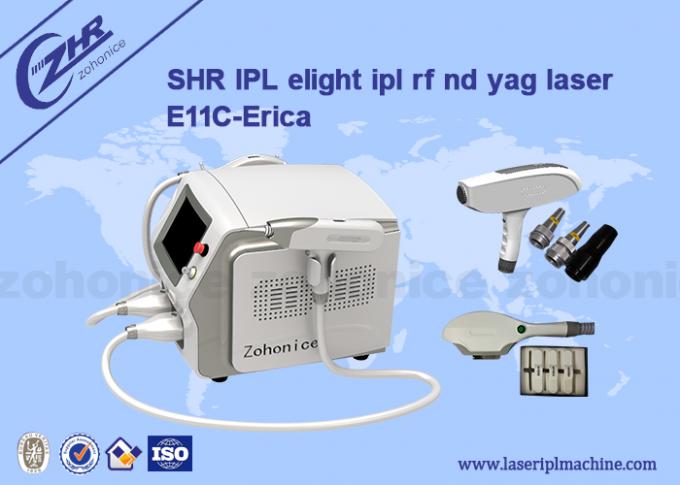 2 en máquina multifuncional del cuidado de piel de la máquina del retiro del tatuaje del laser del Nd Yag de 1 Q Swithed