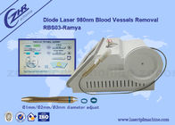 Retiro de las varices del laser del diodo del laser 980nm del diodo del retiro de los vasos sanguíneos