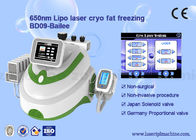Laser de Cryolipolysis + del lipo (8 cojines del laser) + cavitación + máquina de la pérdida de peso del vacío del rf