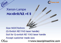 Lámpara de xenón del laser del interruptor de Q para el arma del laser, manijas de la E-luz