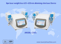 el laser de 650nm Lipo rellena la máquina del Liposuction del laser para reduce retiro gordo de las celulitis