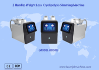 Manijas Cryolipolysis de 360 grados 2 que adelgaza pérdida de peso portátil de la máquina