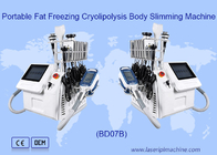 Cuerpo portátil de 650nm Cryolipolysis que adelgaza la máquina gorda congelando 6 In1