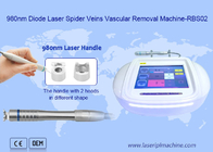 Máquina portátil del retiro de la vena de la araña del laser del diodo 980nm/máquina vascular del laser