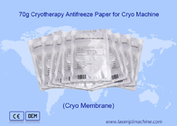 70 g Papel anticongelante de crioterapia para sistema de cavitación al vacío Compatible con la máquina de crioterapia