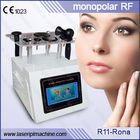 Equipo monopolar portátil 10mhz de la belleza del RF para el rejuvenecimiento de la piel