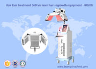 máquina HR208 de la terapia del laser de la máquina del crecimiento del pelo del diodo 660nm garantía de 1 año