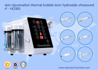 Burbuja termal facial de la máquina del oxígeno que blanquea blanco que limpia la certificación hidráulica del CE