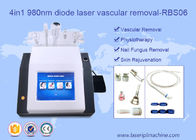 Laser 1 del diodo de la máquina 980nm del rejuvenecimiento de la piel del retiro de la vena de la araña - frecuencia 10HZ