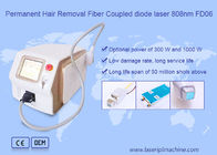 La fibra permanente de la máquina del retiro del pelo del laser del diodo juntó poder de 808nm 600w