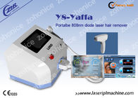 Sistema portátil del enfriamiento por contacto del zafiro del diodo del laser del pelo de la máquina segura del retiro