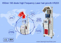 Máquina del crecimiento del pelo del laser del diodo de los estimuladores 650nm con el detector de la cámara