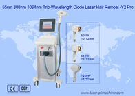 máquina macra del laser del diodo del canal 808nm de las barras 600W 10 para el retiro del pelo