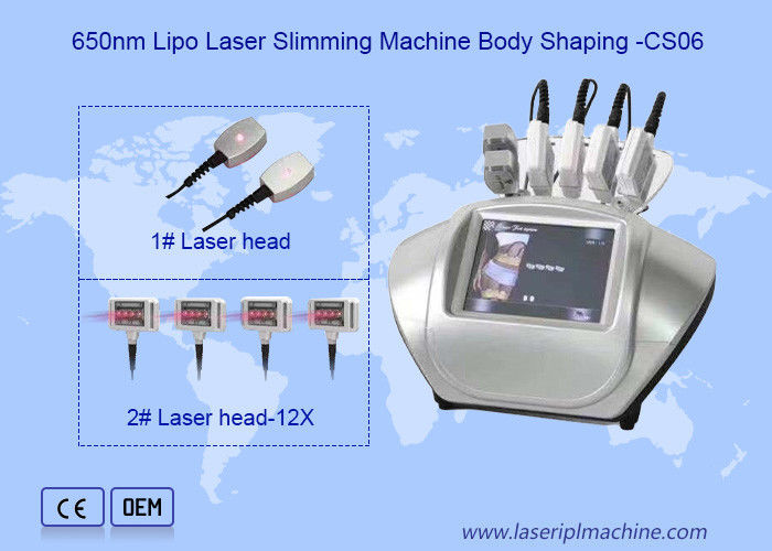 cuerpo de la cavitación del laser de 650nm Lipo que adelgaza el estiramiento Mark Removal Beauty de la máquina