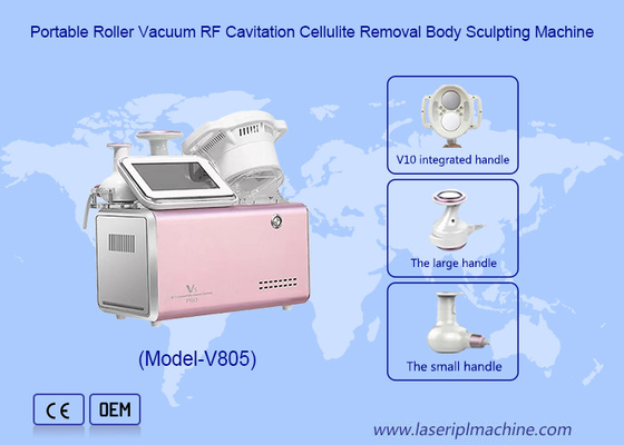 Cavitación al vacío Hifu 3 en 1 Aprietación de la piel Eliminación de la celulitis Máquina de belleza