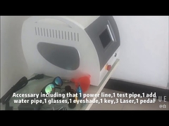 Máquina portátil del Nd Yag del interruptor Q del retiro del tatuaje de K6S 532nm 1064nm