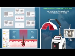 Máquina baja del analizador del pelo del crecimiento del pelo del laser del laser del diodo de HR206 650nm