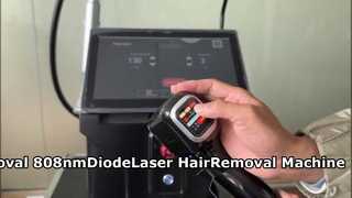 Pico Laser Nd Yag Carbon Peeling Eliminación de tatuajes Máquina de depilación láser de diodo 808nm