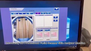 Máquina facial mágica del análisis de la piel del probador del espejo 3D de la piel portátil para el uso en el hogar