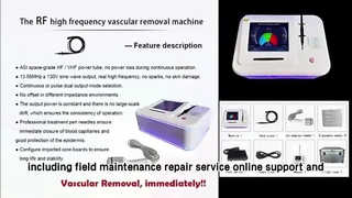 equipo vascular de la belleza del RF del retiro 35w para la elevación facial