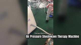 Máquina de terapia con ondas de choque de 8 bares de presión de aire para aliviar el dolor