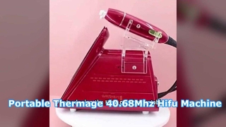 Máquina portátil de belleza Thermage 40.68Mhz Hifu