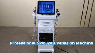 12 en 1, hidrodermoabrasión, cuidado de la piel, RF, oxígeno, Plasma Facial, pulverizador de oxígeno, equipo de microdermoabrasión