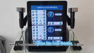 2 en 1 Rejuvenecimiento de la piel Lifting facial Anti-arrugas Microneedling Máquina de RF