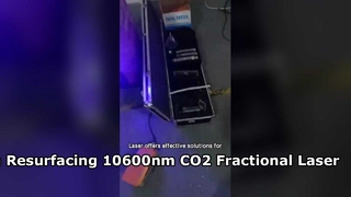 máquina fraccionaria del laser del CO2 del tubo 10600nm del RF del ajuste vaginal del rejuvenecimiento de la piel 60W