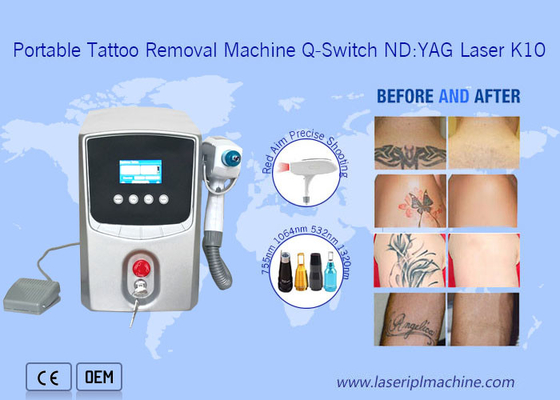Sgs 1064nm 532nm Máquina de eliminación de tatuajes láser para la eliminación de manchas de cejas
