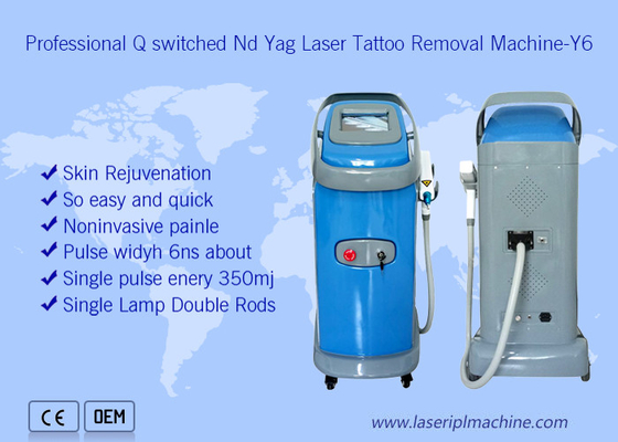 Máquina de remoción de tatuajes láser de 1064nm 532nm