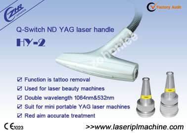 Nd Yag Laser Handle Hy 2 para la eliminación de la tensión con doble longitud de onda