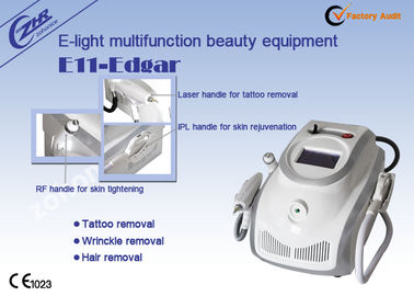 Refrigerador por enrollamiento E Light IPL RF Machine para la eliminación de manchas de tatuaje de color