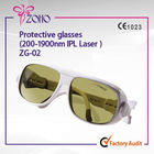Gafas de seguridad amarillas de encargo profesionales de laser de Yag 190nm