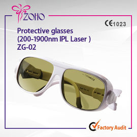 Gafas de seguridad de láser de color amarillo de 190nm IPL.