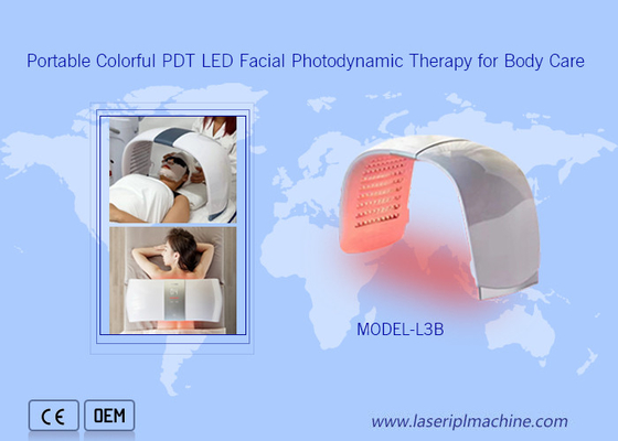 Máquina de terapia fotodinámica LED Pdt portátil para el envejecimiento de la piel