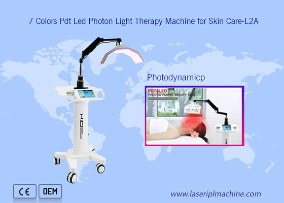 7 Colors Pdt Led Foton Therapy Facial Lifting Beauty Machine para el cuidado de la piel.
