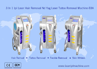 3 en 1 belleza multifuncional de la pérdida de pelo del retiro del tatuaje del Rf de la máquina del laser IPL