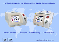 Máquina de liposucción por láser de fibra óptica de 1470 Nm portátil no quirúrgica