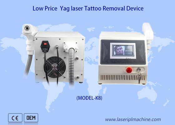 1320nm 1064nm 532nm Máquina portátil de blanqueamiento de piel para quitar tatuajes con láser Nd Yag