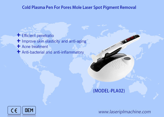 3pcs Cabezas Acné Tratamiento de la cara Elevación de la piel Aprietación de la piel Pluma de ozono de plasma