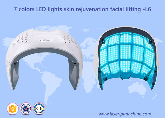 7 Colors Pdt Led Light Therapy Machine para el antienvejecimiento facial con fotones