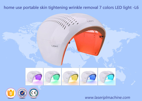 7 Colors Pdt Led Light Therapy Machine para el antienvejecimiento facial con fotones
