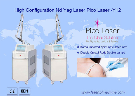 Rejuvenecimiento de la piel de la máquina del laser de Pico del dispositivo del retiro del tatuaje del laser del picosegundo