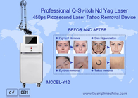 755nm máquina del retiro del tatuaje del laser del picosegundo del Nd Yag