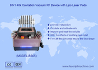 6in1 Rf Ultrasonico Cavitación Máquina de adelgazamiento del cuerpo Aprietación de la piel Elevación facial 40k 80k