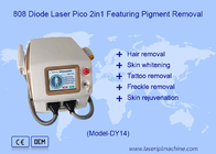 2 en 1 depilación con diodo láser Pico y máquina de remoción de tatuajes con láser de picosegundo