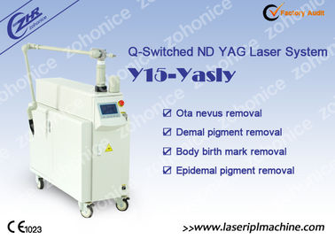Q conmutado Nd Yag 1064nm 532nm 755nm Pico segunda máquina de eliminación de tatuajes con láser