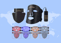 4 colores de luz LED con máscara de silicona de infrarrojos para la eliminación de arrugas de la cara completa Cuidado de la piel