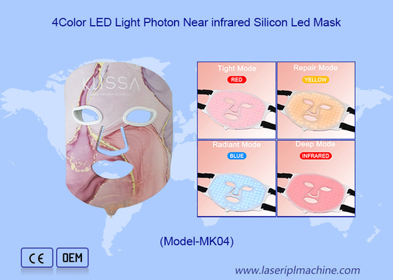 Máscara facial infrarroja de eliminación de arrugas LED con temperatura de 38-42C